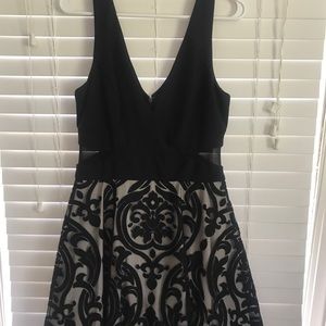 Black cocktail dress